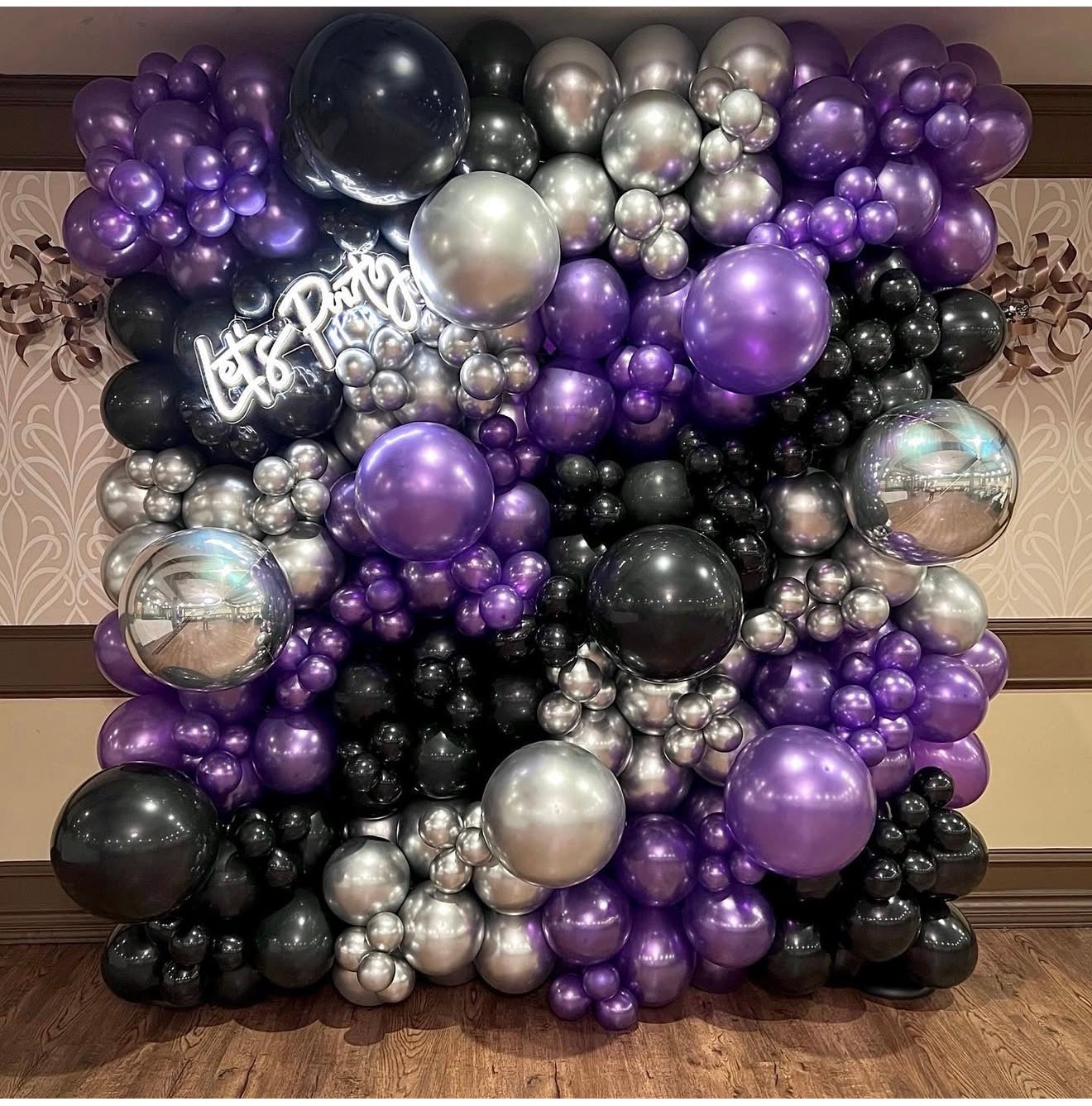 Let's Party Balloon Wall