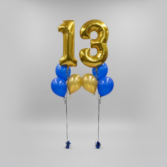 Large Foil Numbers Bouquet