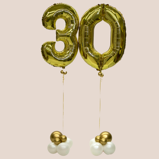 Large Foil Numbers (QTY 2)