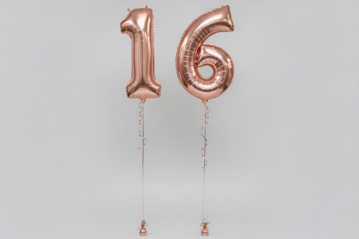 Large Foil Numbers (QTY 2)