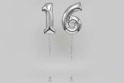 Large Foil Numbers (QTY 2)