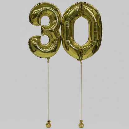 Large Foil Numbers (QTY 2)