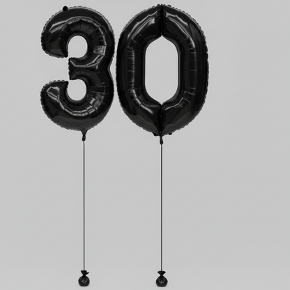 Large Foil Numbers (QTY 2)