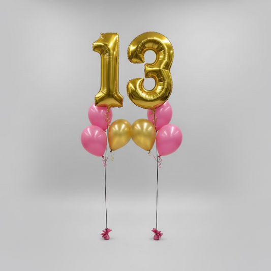 Large Foil Numbers Bouquet