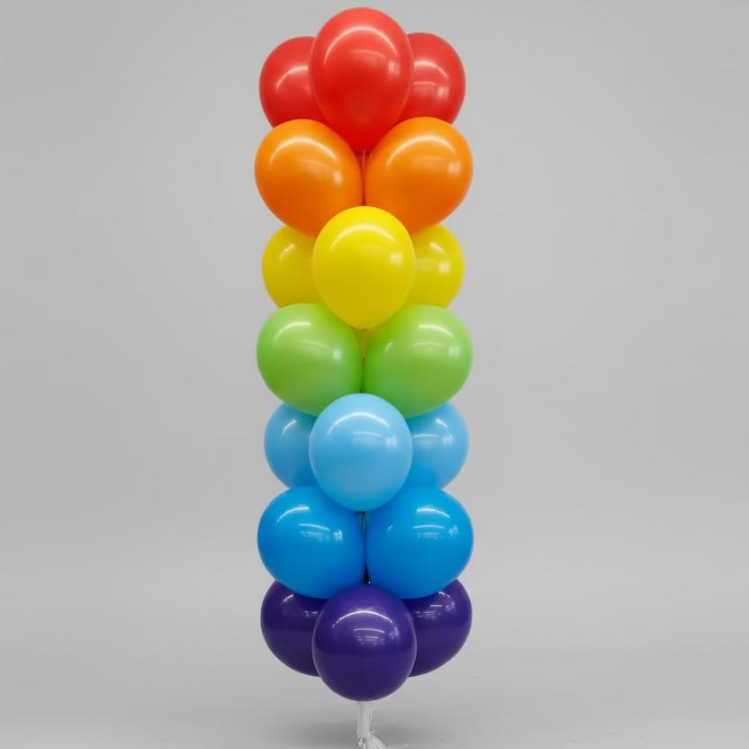 21 Balloon Column Bouquet