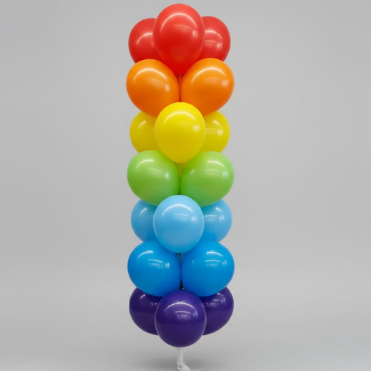 21 Balloon Column Bouquet