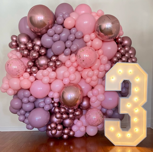 Round Balloon Wall + Marquee Rental